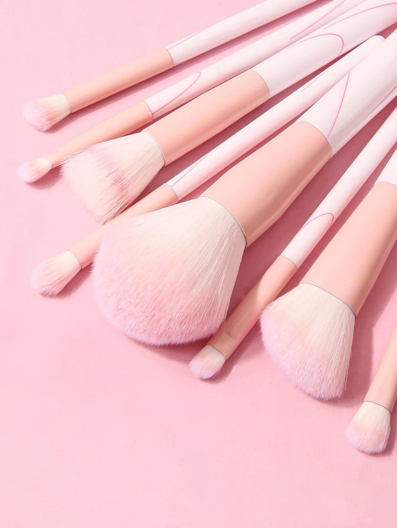 GlowliSoft Trace – Set Rosado de Brochas Multifunción