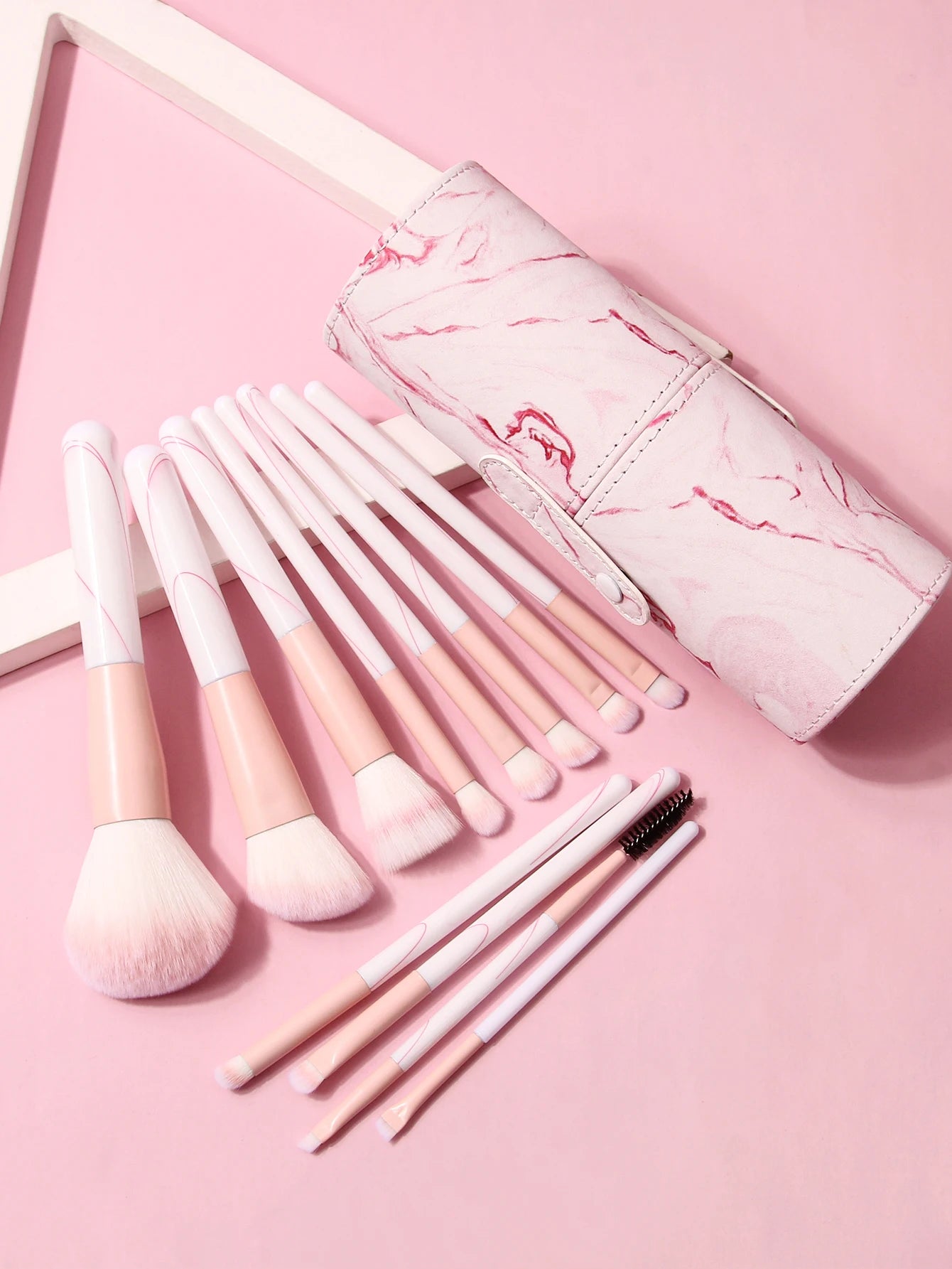 GlowliSoft Trace – Set Rosado de Brochas Multifunción